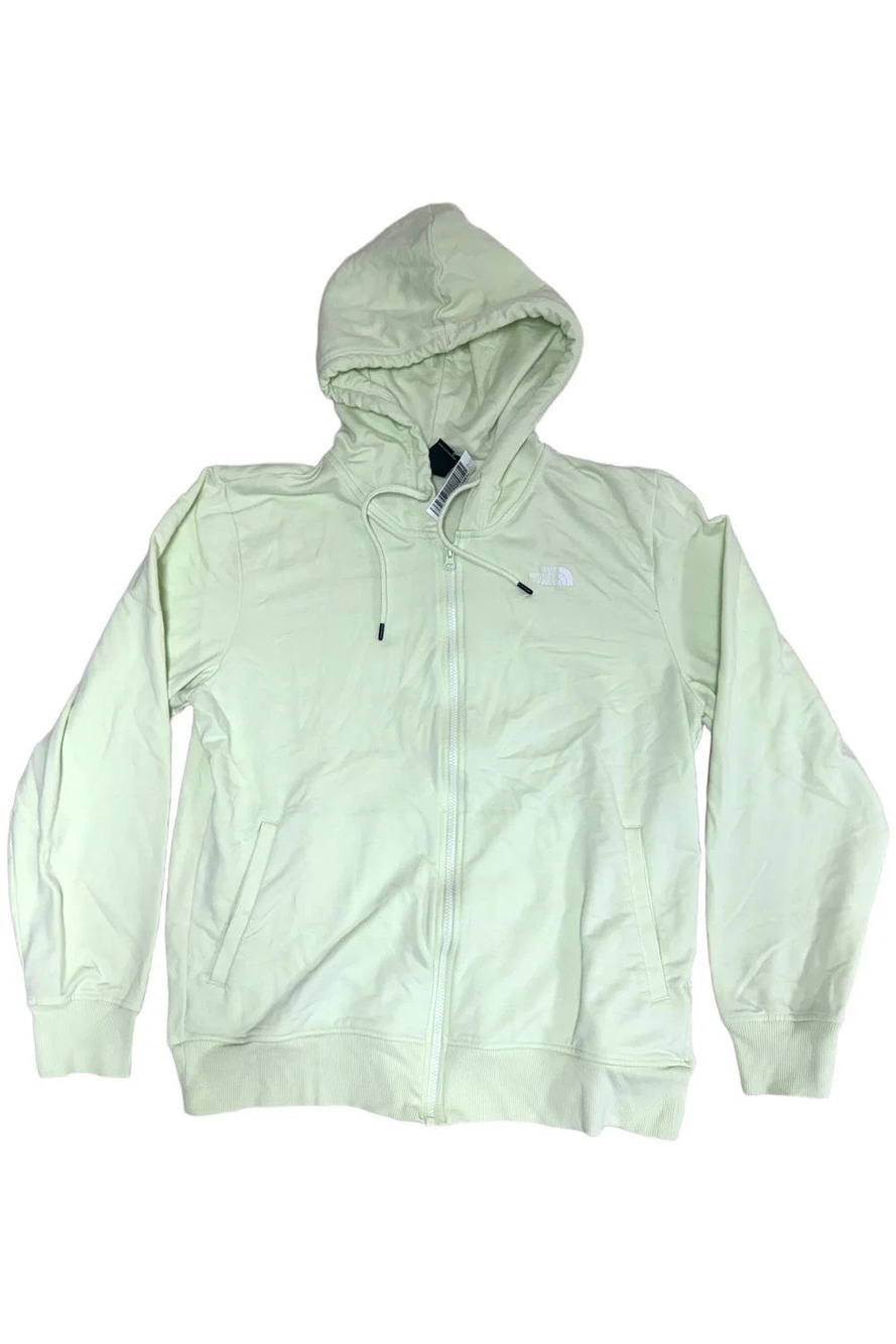 The North Face Men's Logo Fleece Full Zip Hoodie Lime Green - Regular